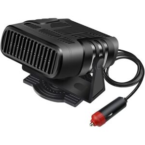 CYSLMUK 12V 120W Portable Car Heater Fast Heating Car Defogger Plug-in Low Noise Cigarette Lighter Defroster 360 Degree Rotation Heat Dissipation