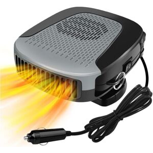 CYSLMUK 12V 150W Car Heater, Portable Car Heater, Car Defroster and Demister Fan with 360° Swivel for Heating and 1.5m Cigarette Lighter Cable