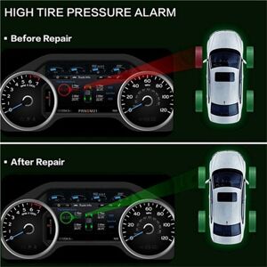 Tlily - 14Pcs Programmable Tire Pressure Sensor Monitor for TS408 TS508 ITS600 433MHz 315MHZ 2 in 1 Editable mx