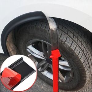 CYSLMUK 1.5m Universal Mudguards Flaps Car Wheel Arches Mud Flaps Extensions Body Kit Covers Mudguards Accessories(2Pcs)