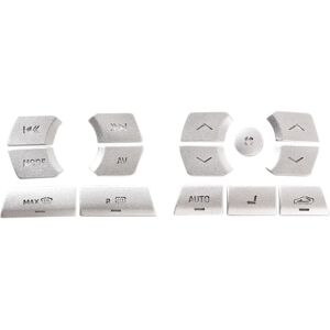Tlily - 15Pcs Car Central Control Multimedia Button Cover Sticker Air Conditioning Trim Cover for xf 2012-2015
