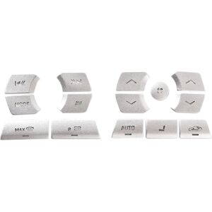 Tlily - 15Pcs Car Central Control Multimedia Button Cover Sticker Air Conditioning Trim for xf 2012-2015