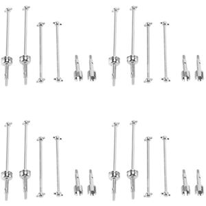 TLILY 16Pcs Metal CVD and Rear Drive Shaft Series for 144001 124018 124019 Remote Control Car Upgrade Accessories