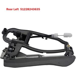 TLILY 1Pair 51228243635 51228243636 Car Exterior Door Handle Bracket for BMW X5 E53 Rear Door Puller Carrier Inner Outside