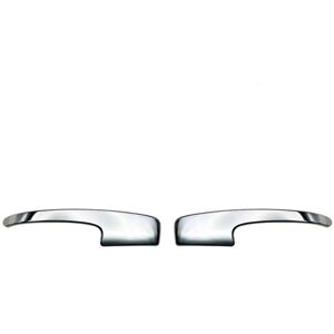 Tlily - 1Pair abs Chrome Silver Side Rearview Mirror Strip Cover Trims Sticker for Suzuki Soilo/Wagon R/Smile/Hustler/Alto 2021+