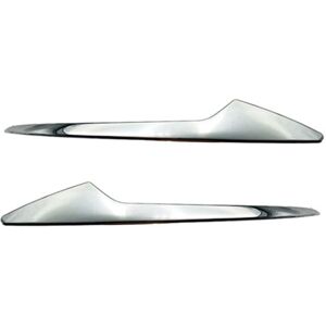 TLILY 1Pair abs Chrome Silver Side Rearview Mirror Strip Cover Trims Sticker For Toyota Sienta 2022 2023