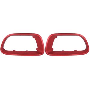 Tlily - 1Pair Car Front Bumper Decorative Frame Angel Eyes Refit for Citroen C5 Aircross 9817829477 9817829377 Red