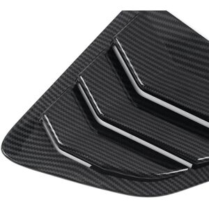 Tlily - 1Pair Car Rear Window Shutter Cover Trim for Honda Civic Sedan 8Th 2005-2011 Side Louver Trim Panel Vent Sticker b