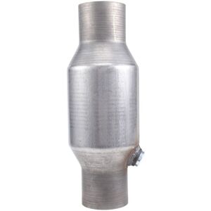 Tlily - 1Pcs 2.5inch Spun Universal Catalytic Converter High Flow Stainless Steel 425250 Exhaust