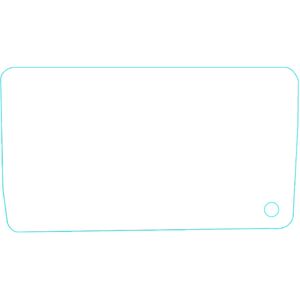 TLILY 1PCS Rear Seat TV Screen Film for New - 7 Series / X5 X6 5 Series, Back Headrest Tempered Glass