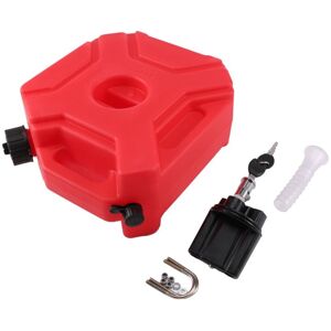 TLILY 1Set 5L Fuel Tanks Plastic Car Mount Motorcycle Jerrycan Gas Can Oil Container Canister