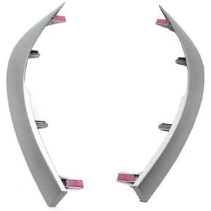 Tlily - 1Set Central Dashboard Air Conditioning Outlet Panel+Trim Strip for 2007-2013 Vent a/c Trim Cover