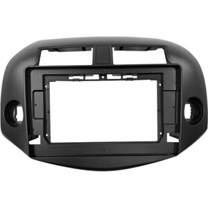Tlily - 2 Din 10.1 Inch Car Audio Dash Trim Panel for 2007-2012 Center Navigation Bezel Double Radio Player Frames