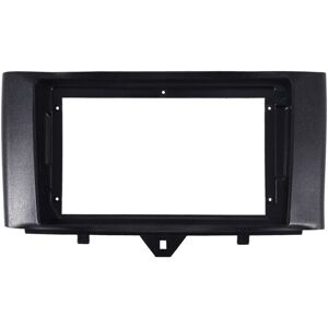Tlily - 2 Din Car Radio Fascia for Smart Fortwo 2011-2015 dvd Stereo Frame Plate Adapter Mounting Dash Installation Bezel