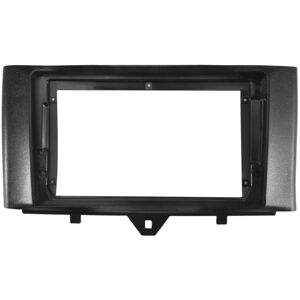 Tlily - 2 Din Car Radio Fascia for Smart Fortwo 2011-2015 dvd Stereo Frame Plate Adapter Mounting Dash Installation Bezel