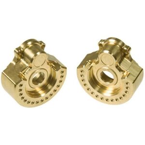 Tlily - 2 Pcs for TRX6 TRX4 Bridge Side Counterweight Brass Counterweight Front and Rear Universal Gear Cover Counterweight