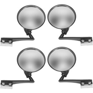 Tlily - 2 Set of 4 Car Blind Spot Mirrors Wide Angle Side Convex Mirror, Round Rearview Mirror