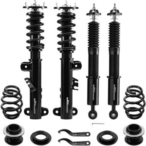 MAXPEEDINGRODS 24 Way Damper Adjustable Complete Coilovers Shock Struts For BMW 3 Convertible