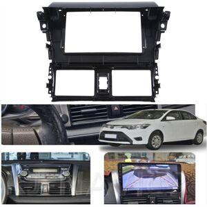 TLILY 2Din 10.1 Car Radio Fascia for Toyota vios Yaris 2013-2017 dvd Frame Audio Fitting Adaptor Dash Trim Kits Facia Panel