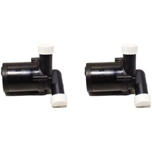 Tlily - 2PC Car Cooling System Auxiliary Water Pump for Audi A3 Q2 Q3 Seat Skoda vw Circulation Water Pump 5Q0965561C 5Q0965561E