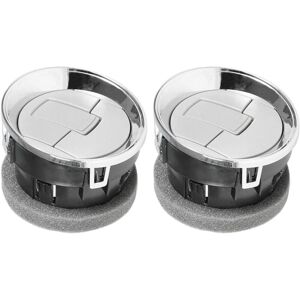 Tlily - 2pc For Ford F-150 2009-2014 Dash Vent Air Outlet Dashboard ac Heater Air Vent Chrome CL3Z19893EA / 9L3Z19893CA