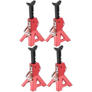TLILY 2pcs 1/10 RC Cars Metal Jack Stands Repairing Tool 2pcs/set RC Crawler Climbing Car Repair Tools Diecasts Vehicles Model Parts Access,3t X2 I275086A2