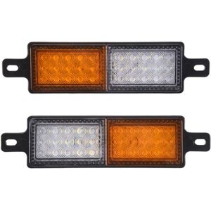 Tlily - 2Pcs 12V 30 led Car Truck Bull Bar Light Bullbar Front Bumper Indicator Park Lamp Signal Bulb Trailer