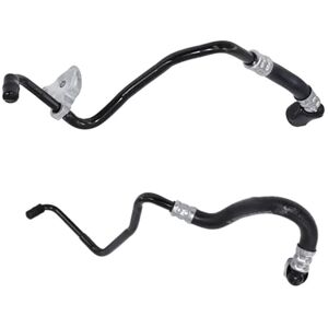 Tlily - 2Pcs 17227584007 17227584008 New Transmission Cooling Oil Pipe for bmw 7' F01 F02 Oil Cooler Inlet Outlet Line