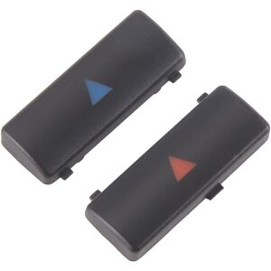 Tlily - 2Pcs Car Air Conditioner a / c Temperature Control Panel Switch Button Key Cover for X5 E39 E53 525I 530I 540I M5 64116924315