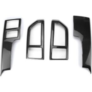 Tlily - 2Pcs Car Air Conditioner Outlet Frame a/c Vents Plate Panel for Ford F150 2015+