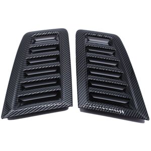 Tlily - 2pcs Car Front Engine Hood Bonnet Vents Louver Hood Air Outlet Universal For Ford Focus MK2 st For Mustang