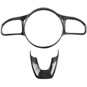 Tlily - 2PCS Car Steering Wheel Button Frame Sticker Trim for W177 W205 W213 Sport Edition 2019-2020