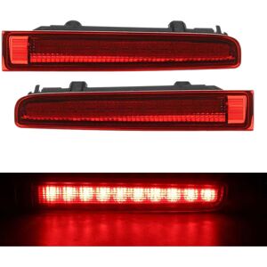 Tlily - 2Pcs Car Third High Brake Light Barn Door Rear Mount Stop Lamp For- T5 T6 For 2003-2016 Red
