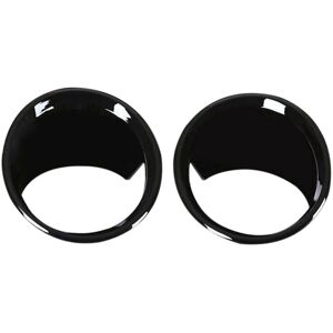 TLILY 2Pcs Glossy black Car Front Fog Light Lamp Cover Trim For-BMW X1 F48 2016-2019