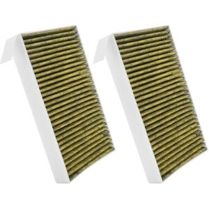 TLILY 2Pcs Model 3 Air Conditioning Filter Replacement for y with Activated Carbon Car