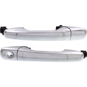 Tlily - 2Set Exterior Outside Door Handle Chrome Front Left and Right Side for Explorer Edge 2011-2014 BB5Z7822404BA