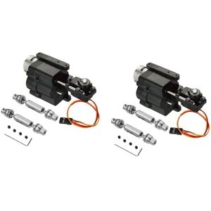 Tlily - 2X 2-Speed Gearbox with Drive Shaft for C14 C24 B14 B36 mn D90 MN-90 MN99S rc Car Upgrade Parts