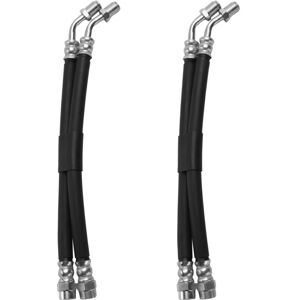 Tlily - 2X 4D56 Engine Oil Cooler Feed Return Hose Kit MR127900 for Mitsubishi Montero Pajero Sport 1998-2009 L200 1996-2007 2.5