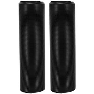 Tlily - 2X Air Duct Hose, Car Cold Air Turbo Intake 2.5 Inch 63mm with Adjustable Flexible Height for Universal Vehicles suv