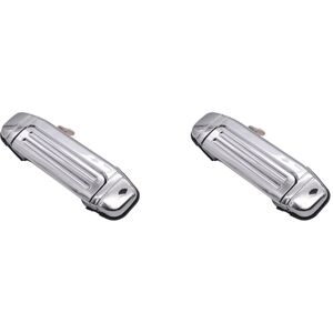Tlily - 2X Car Exterior Door Handles Rear Right Side Chrome MR156878 for Montero V31 V32 V33 V46 1997-2000