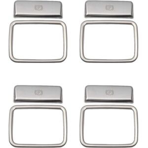 Tlily - 4X Car Parking Hand Brake Sticker p Button Brake Switch Frame Cover Trim for Benz ML350 GL450 amg W166 W176 W246 X156