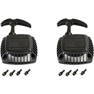 Tlily - 2X Easy Start Pull Starter for 32Cc-36Cc Zenoah 1/5 Baja 5B Rovan 5Ive-T Engine, Black