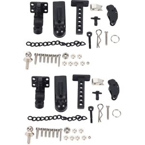 TLILY 2X Metal Tow Hook Hitch for SCX10 90046 TRX4 1/10 rc Car, rc Model,