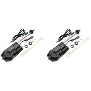 Tlily - 2X Universal Auto Electric Power Antenna Car suv am and fm Radio Mast 12V