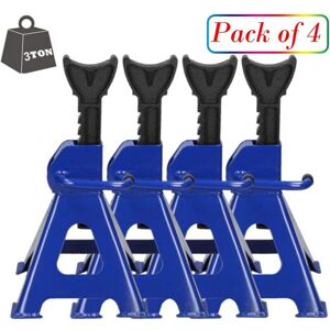 DAY PLUS 3 Ton Capacity Each Axle Stand for Vehicle Caravan Stand Lifting Heavy Duty Metal Steel Axle Jack Stand Car Support Holding Stand Quick Release