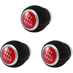 Tlily - 3X 6 Speed Car Manual Transmission Gear Shift Knob for Forester 2009-2019