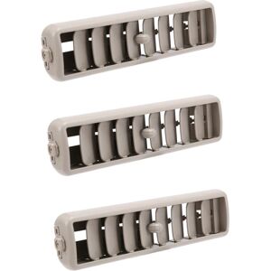 TLILY 3X Grille Cover A/C Panel Side Air Conditioning Vent Outlet Roof Car Beige Install for V93 V97