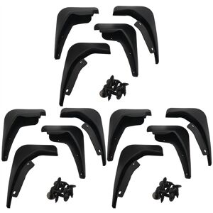 Tlily - 3X Molded Mud Flaps for Fiesta Mk7 2009 - 2017 Mudflaps 2010 2011 2012 2013 2014 2015 2016 Accessories