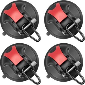 Tlily - 4 pcs Heavy Duty Suction Cup Hooks for Camping, Car, rv, Window - Camping