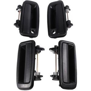 Tlily - 4 PCS(Front Rear Left Right)Outside Outer Exterior Door Handle For 1988-1992 69210-12110 69220-12110